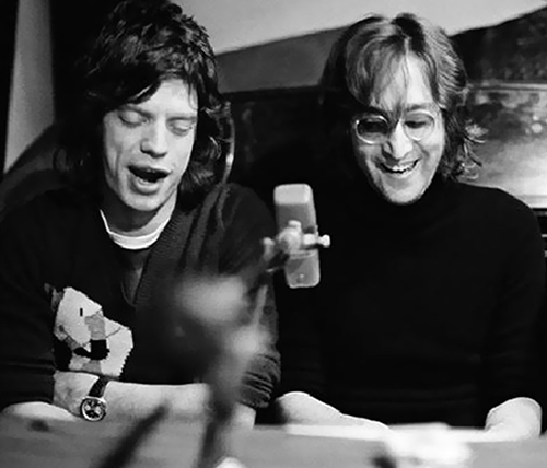 Mick-Jagger-John-Lennon-Insieme Mick-Jagger-John-Lennon-Insieme